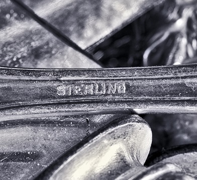 Sterling mark on sterling silver flatware