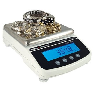 scale with jewelry
